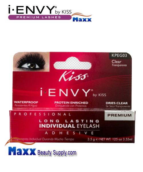 Kiss i Envy Individual Adhesive Glue 0.7oz - KPEG03 - Clear